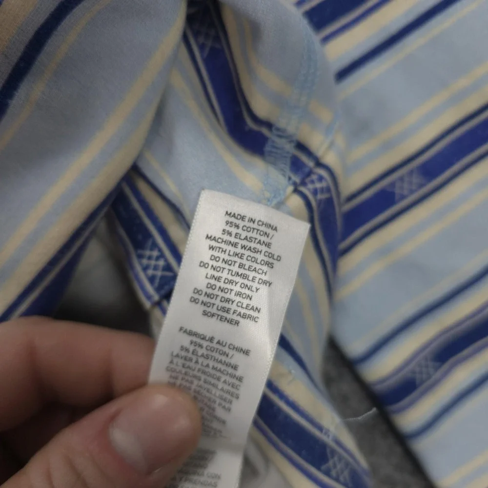 Rhone‎ Hoodie Mens Large Blue Striped Endless Sun Bolinas Beach Poncho Henley